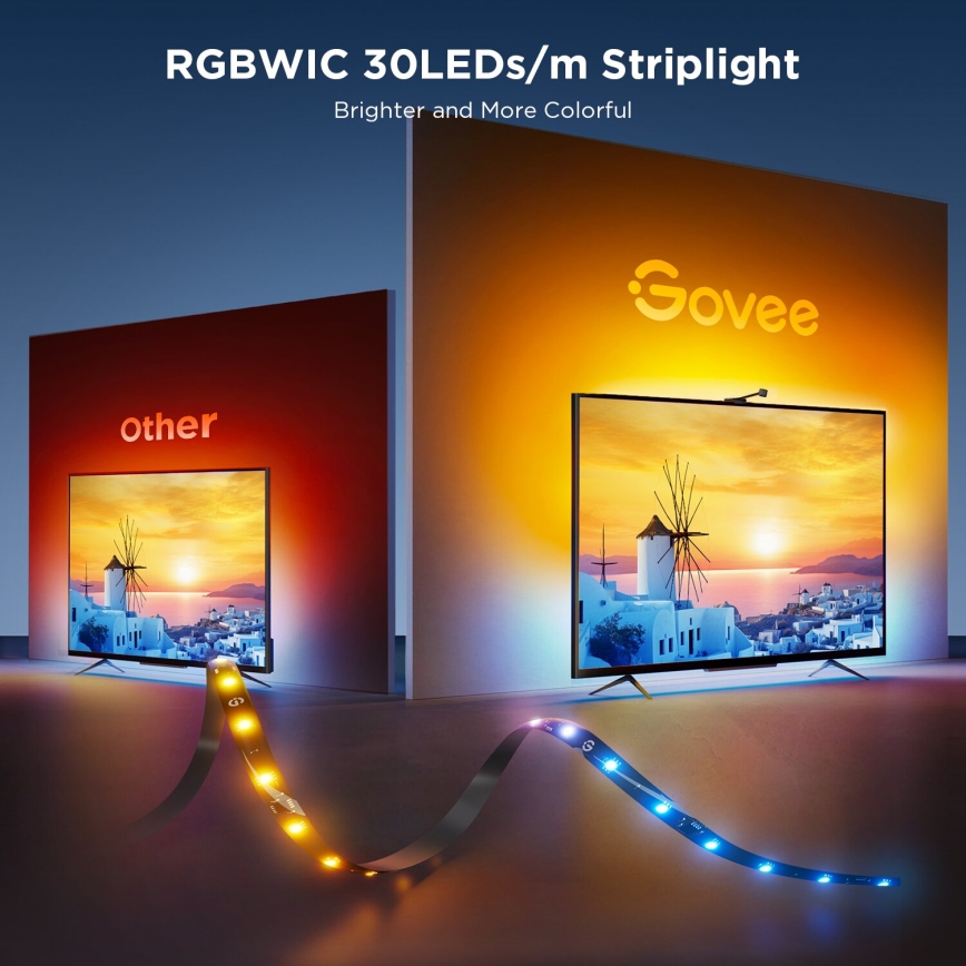 Govee - Backlight 3S Netflix TV 55-65" SMART LED οπίσθιος φωτισμός RGBICW Wi-Fi + τηλεχειριστήριο
