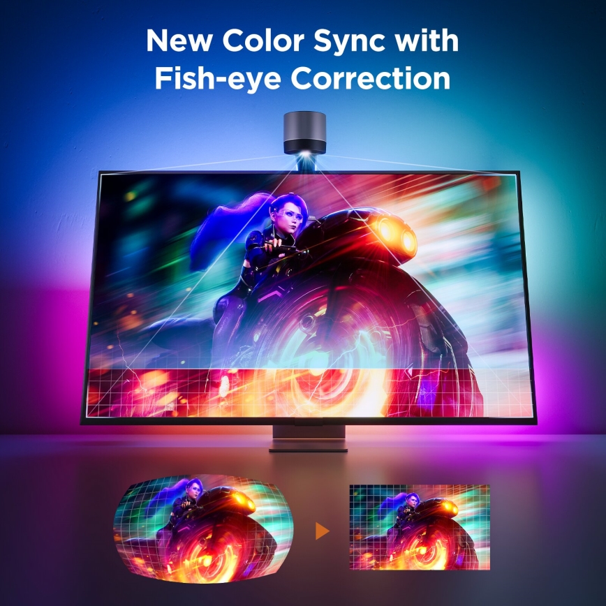 Govee - Backlight 3S Netflix TV 55-65" SMART LED οπίσθιος φωτισμός RGBICW Wi-Fi + τηλεχειριστήριο