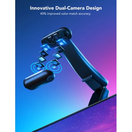 Govee - DreamView T2 DUAL TV 75-85 Έξυπνος οπίσθιος LED φωτισμός RGBIC Wi-Fi + τηλεχειριστήριο