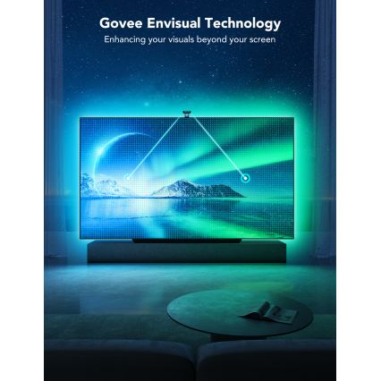 Govee - DreamView T2 DUAL TV 75-85 Έξυπνος οπίσθιος LED φωτισμός RGBIC Wi-Fi + τηλεχειριστήριο
