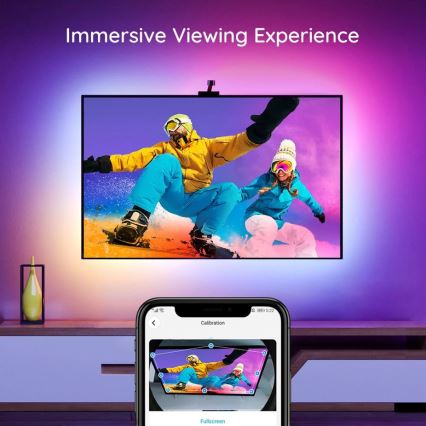 Govee - DreamView Οπίσθιος φωτισμός για TV 55-65 SMART LED RGBIC Wi-Fi