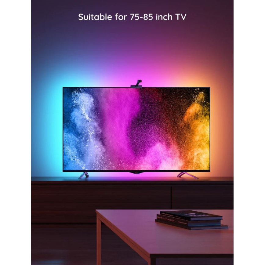 Govee - DreamView Οπίσθιος φωτισμός για TV 55-65 SMART LED RGBIC Wi-Fi
