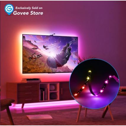 Govee - DreamView Οπίσθιος φωτισμός για TV 55-65" SMART LED RGBIC Wi-Fi