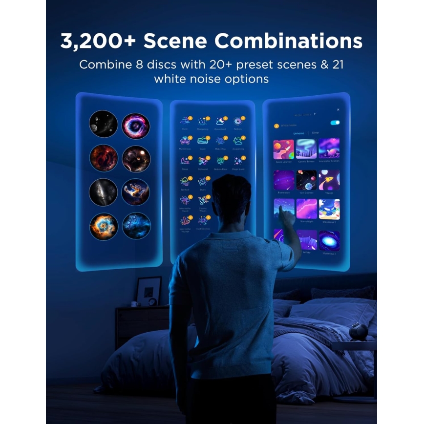 Govee - Galaxy Light Projector 2 Pro Matter με ηχείο Wi-Fi