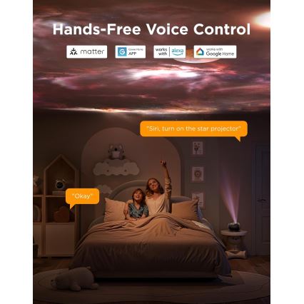 Govee - Galaxy Light Projector 2 Pro Matter με ηχείο Wi-Fi