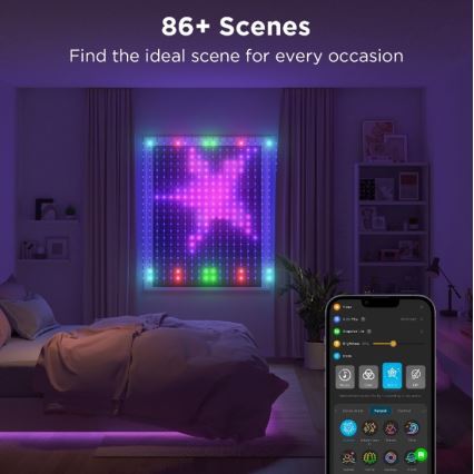 Govee - LED RGB Dimming Εξωτερικού χώρου διακοσμητικά λαμπάκια LED/15W/230V IP65 Wi-Fi