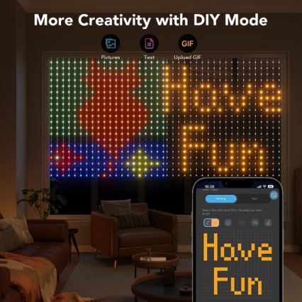 Govee - LED RGB Dimming Εξωτερικού χώρου διακοσμητικά λαμπάκια LED/15W/230V IP65 Wi-Fi