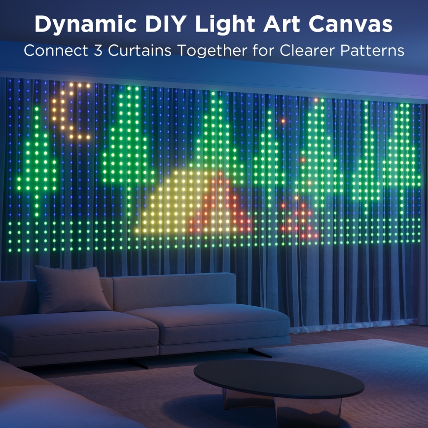 Govee - LED RGB Dimming Εξωτερικού χώρου διακοσμητικά λαμπάκια LED/15W/230V IP65 Wi-Fi