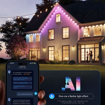 Govee - LED RGBIC φωτιστικά τύπου downlight 30m Wi-Fi Matter IP67
