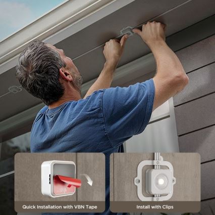 Govee - LED RGBIC φωτιστικά τύπου downlight 30m Wi-Fi Matter IP67