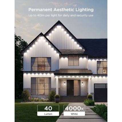 Govee - LED RGBIC φωτιστικά τύπου downlight 30m Wi-Fi Matter IP67