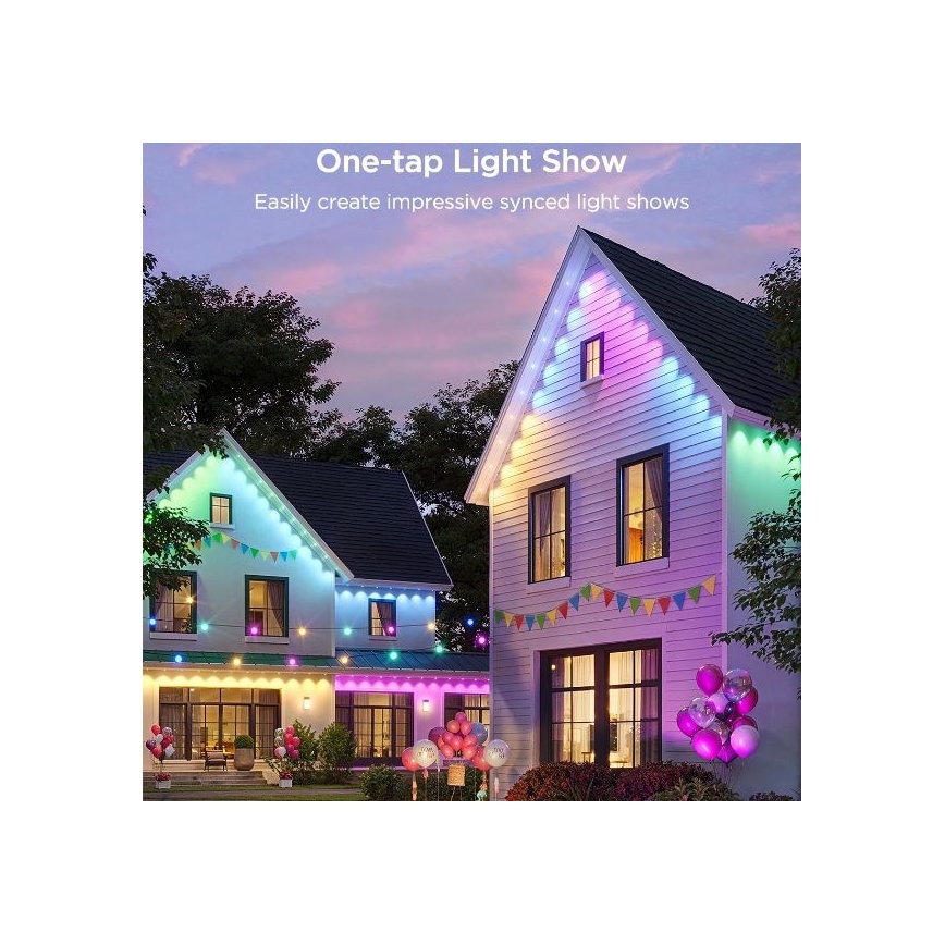 Govee - LED RGBIC σειριακά χωνευτά φωτιστικά 30m Wi-Fi Matter IP67