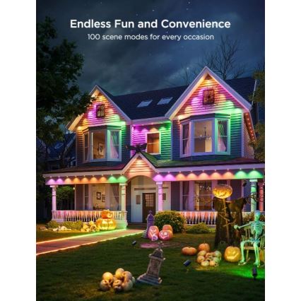 Govee - LED RGBIC σειριακά χωνευτά φωτιστικά 30m Wi-Fi Matter IP67