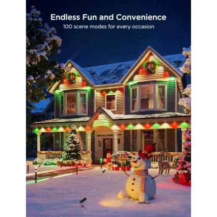 Govee - LED RGBIC σειριακά χωνευτά φωτιστικά 30m Wi-Fi Matter IP67