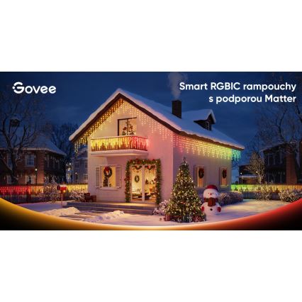 Govee - LED RGBIC Εξωτερικά φωτάκια-σταλακτίτες 10m Wi-Fi Matter IP65