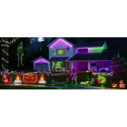 Govee - LED RGBIC Εξωτερικό φωτεινό πλέγμα 143x85cm Wi-Fi Matter IP65