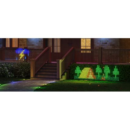Govee - LED RGBIC Εξωτερικό φωτεινό δίχτυ 143x85cm Wi-Fi Matter IP65