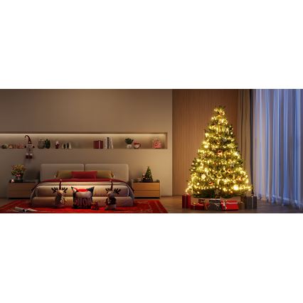 Govee - LED RGBICW Εξωτερικού χώρου Χριστουγεννιάτικα λαμπάκια 2700-6500K 20m Wi-Fi Matter IP66