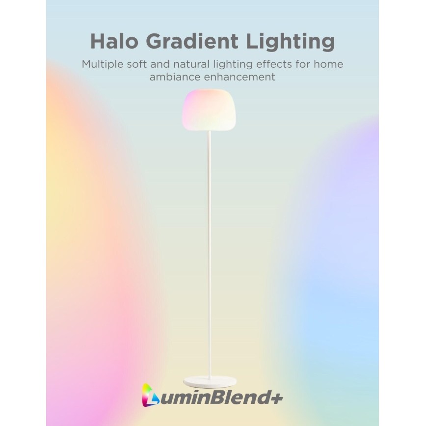 Govee - LED RGBICWW Ρυθμιζόμενο επιδαπέδιο φωτιστικό LANTERN MATTER LED/24W/230V Wi-Fi 160 cm