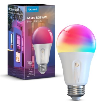 Govee - LED RGBWW Ρυθμιζόμενη λάμπα Smart MATTER E27/12W/230V 2700-6500K Wi-Fi