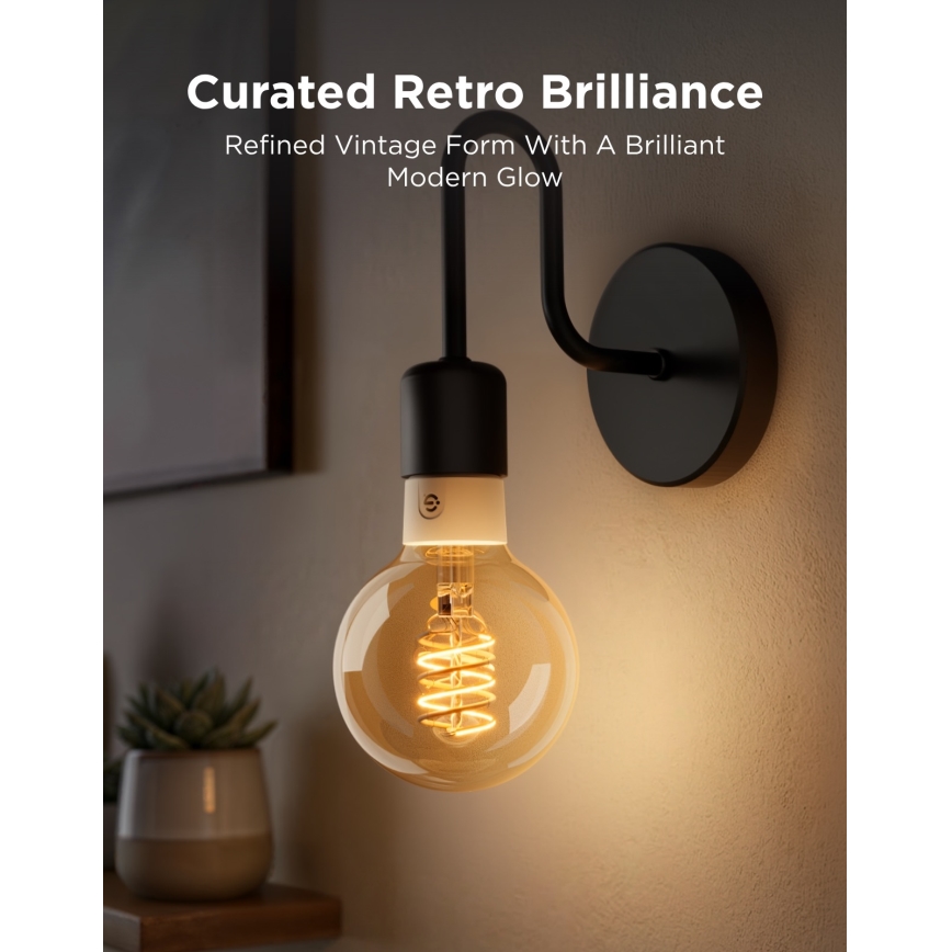 Govee - Ρυθμιζόμενος λαμπτήρας LED RGBWW Smart MATTER G80 E27/5W/230V 2700-6500K Wi-Fi