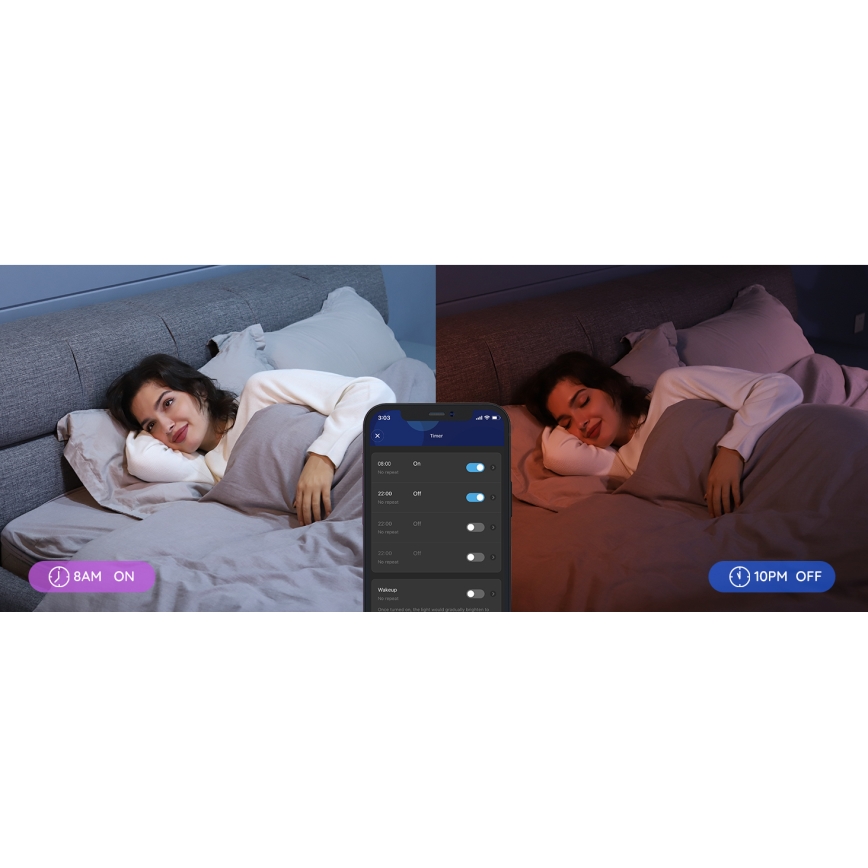 Govee - LED RGBWW Επιτραπέζια λάμπα dimming Smart E27/9W/230V 2700-6500K Wi-Fi