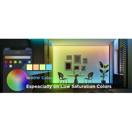 Govee - LED RGBWWIC Dimmable επέκταση ταινίας Strip Light 2 Pro 1m Wi-Fi Matter