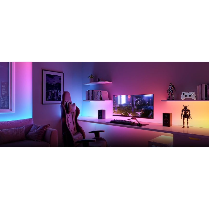 Govee - LED RGBWWIC Dimmable επέκταση ταινίας Strip Light 2 Pro 1m Wi-Fi Matter