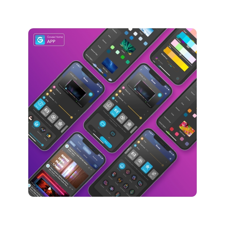 Govee - M1 PRO PREMIUM Smart RGBICW+ LED extension ταινία 1m Wi-Fi Matter