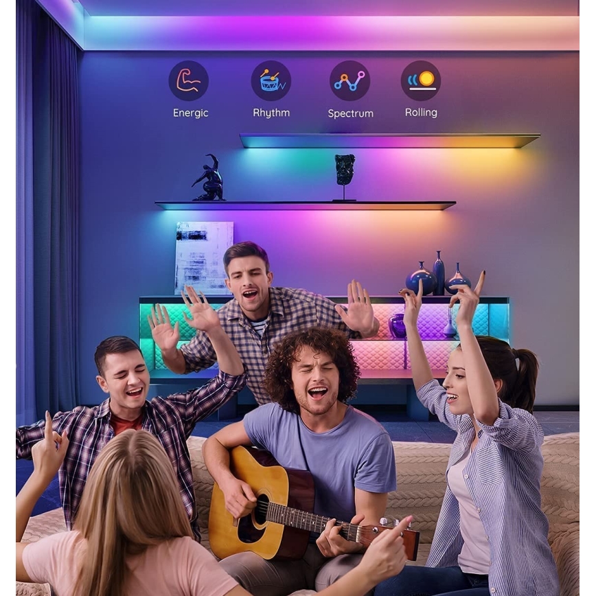 Govee - M1 PRO PREMIUM Smart RGBICW+Ταινία LED 2m Wi-Fi Matter