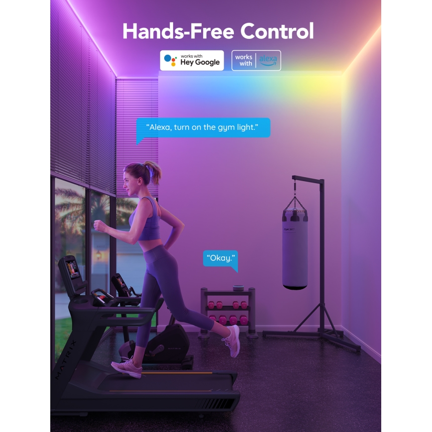 Govee - M1 PRO PREMIUM Smart RGBICW+Ταινία LED 2m Wi-Fi Matter