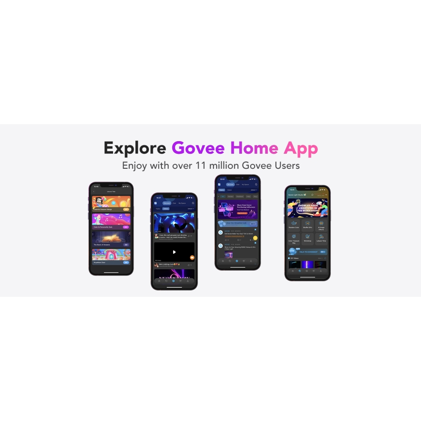 Govee - M1 PRO PREMIUM Smart RGBICW+Ταινία LED 2m Wi-Fi Matter