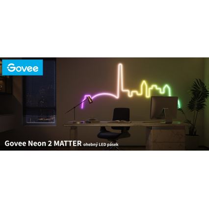 Govee - Neon 2 MATTER εύκαμπτη ταινία LED 5m RGBIC Wi-Fi IP67
