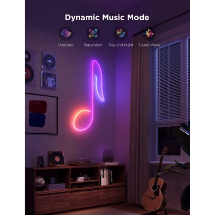 Govee - Neon 2 MATTER Ταινία LED εύκαμπτη 3m RGBIC Wi-Fi IP67