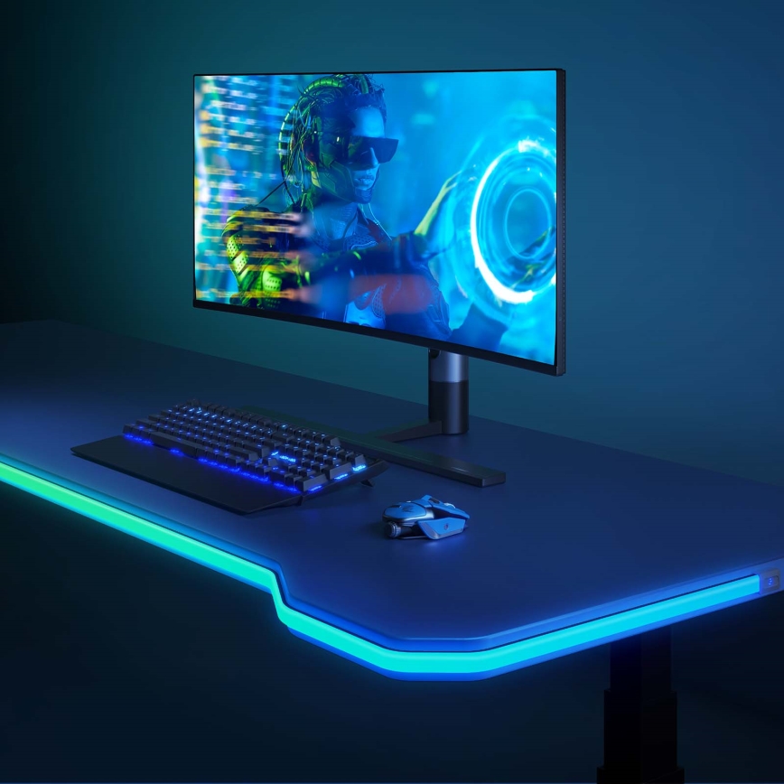 Govee - Neon LED επιτραπέζιος οπίσθιος φωτισμός 3m RGBIC Wi-Fi