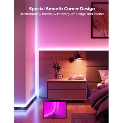 Govee - Neon MATTER LED γωνιακή ταινία 5m RGBIC Wi-Fi
