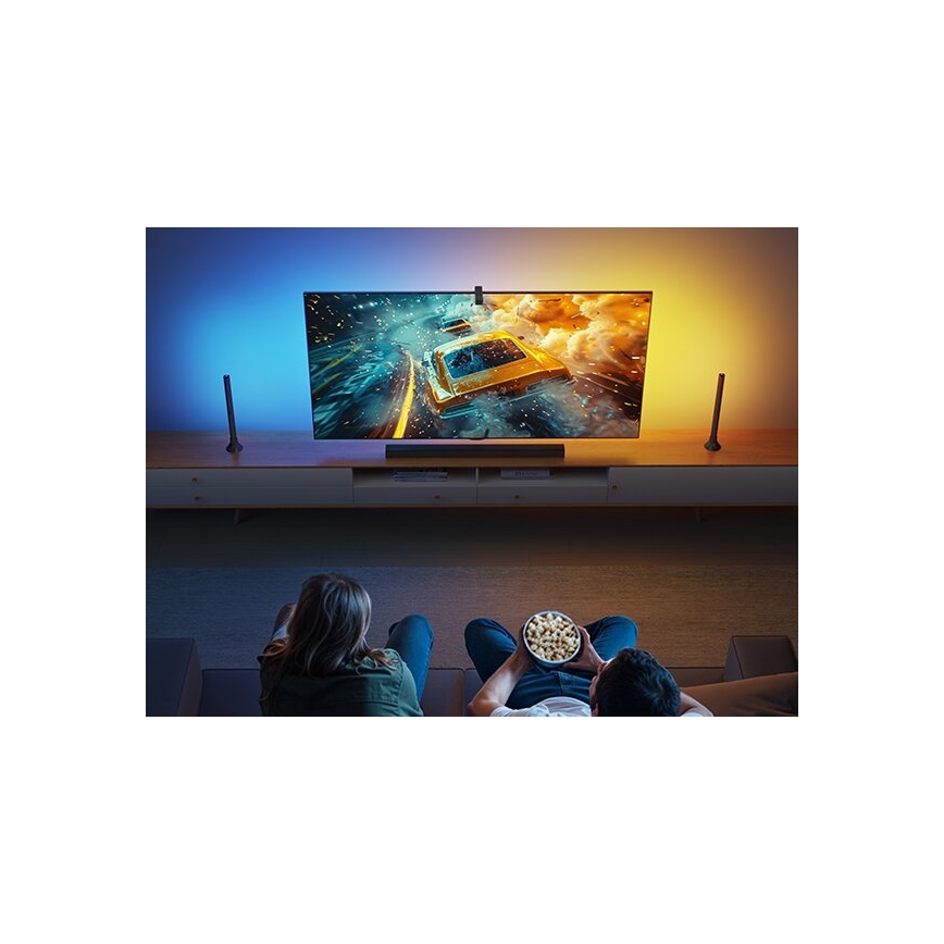 Govee - ΣΕΤ 2x Backlight TV 55-65 SMART LED οπίσθιος φωτισμός RGBICW Wi-Fi