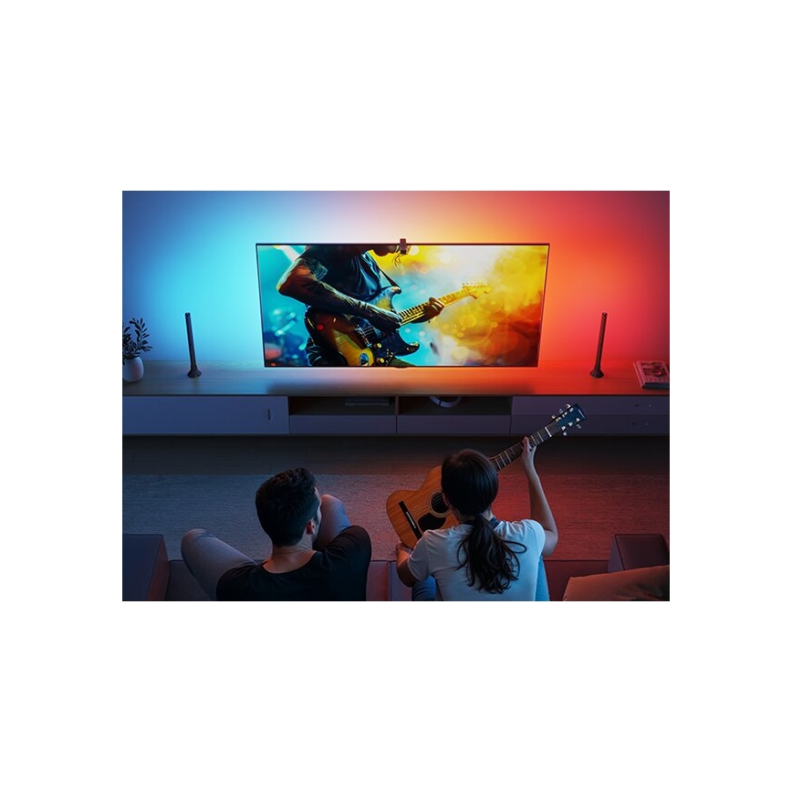 Govee - ΣΕΤ 2x Backlight TV 55-65 SMART LED οπίσθιος φωτισμός RGBICW Wi-Fi