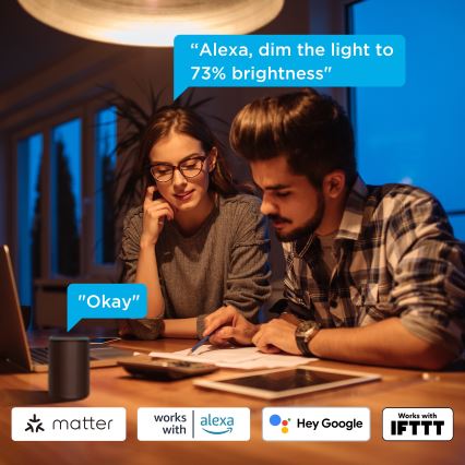 Govee - Σετ 2x LED ρυθμιζόμενη λάμπα Smart MATTER A60 E27/9W/230V 2700-6500K Wi-Fi