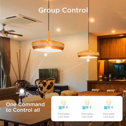 Govee - Σετ 2x LED ρυθμιζόμενη λάμπα Smart MATTER A60 E27/9W/230V 2700-6500K Wi-Fi