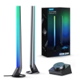 Govee - Σετ 2x Smart Gaming Wi-Fi LED RGBIC πάνελ + Smart Dual μαύρο + τηλεχειριστήριο