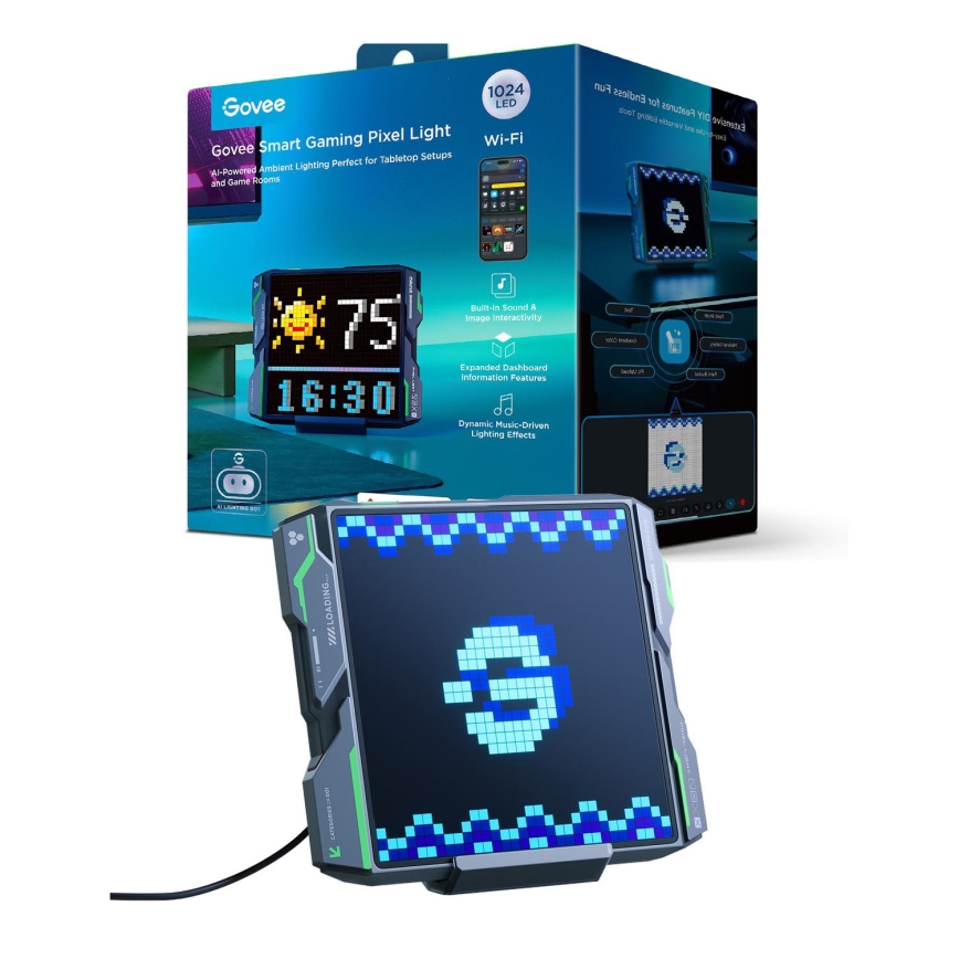 Govee - Pixel Φωτισμός 1024 Πάνελ LED Matter LED/12W/12V Wi-Fi