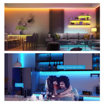 Govee - RGB ρυθμιζόμενη ταινία LED SMART/36W/24V 10m Wi‑Fi