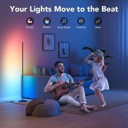 Govee - RGBICW Smart Corner Φωτιστικό Δαπέδου Wi-Fi