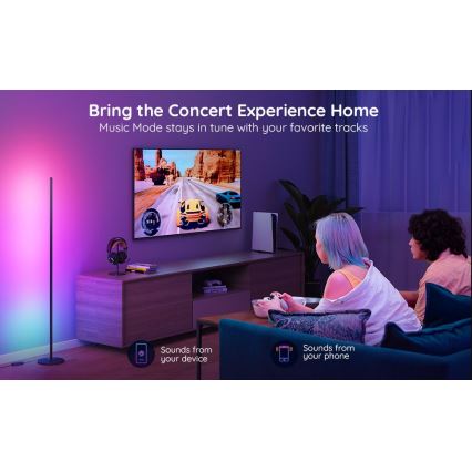 Govee - RGBICW Smart Corner Φωτιστικό Δαπέδου Wi-Fi