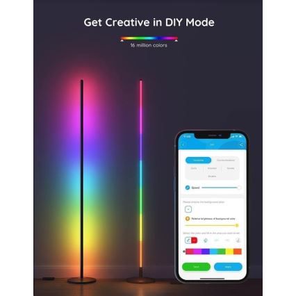 Govee - RGBICW Smart Corner Φωτιστικό Δαπέδου Wi-Fi