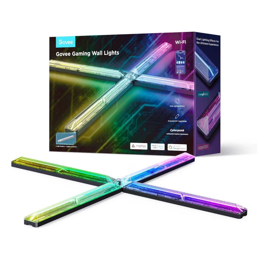 Govee - Smart Gaming (4+1) φωτιστικό τοίχου RGBIC Wi-Fi