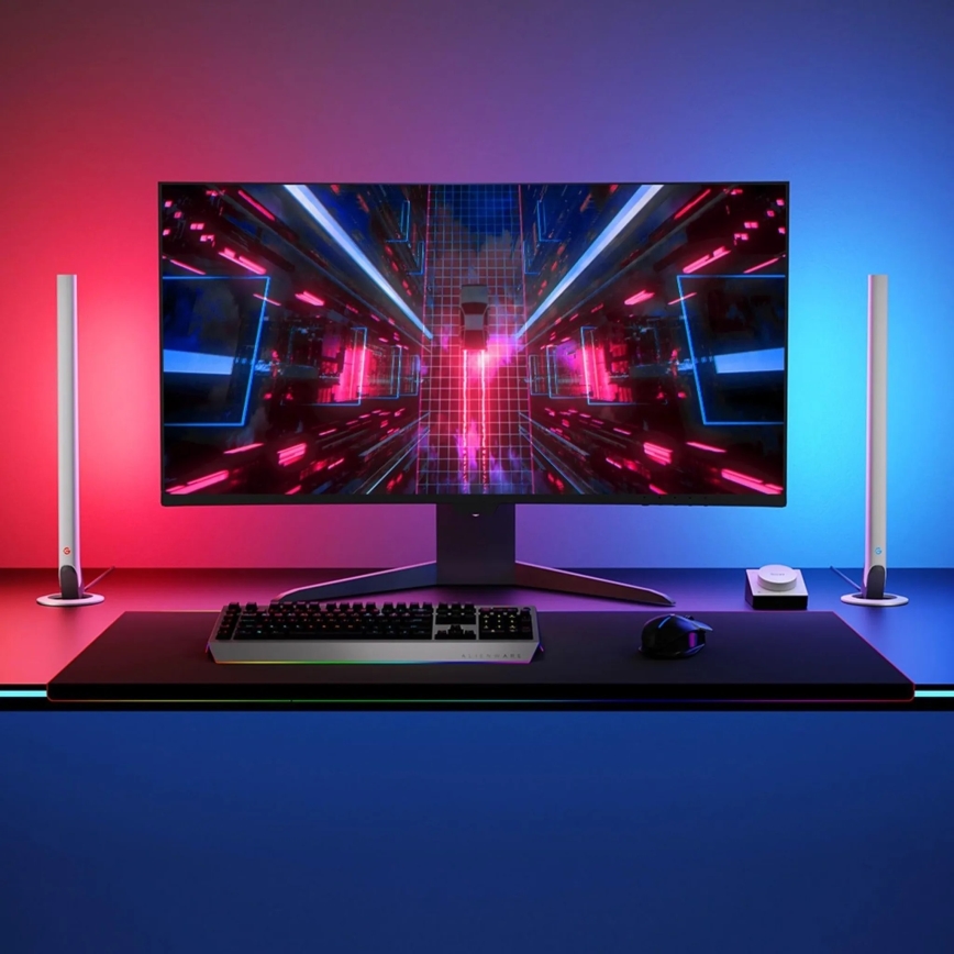 Govee - ΣΕΤ 2x Smart Gaming Wi-Fi LED RGBIC πάνελ + Smart Dual λευκό + τηλεχειριστήριο