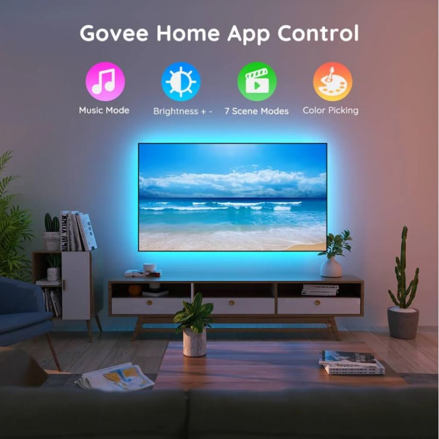 Govee - TV 46-60 SMART RGB LED περιμετρικός φωτισμός + τηλεχειριστήριο
