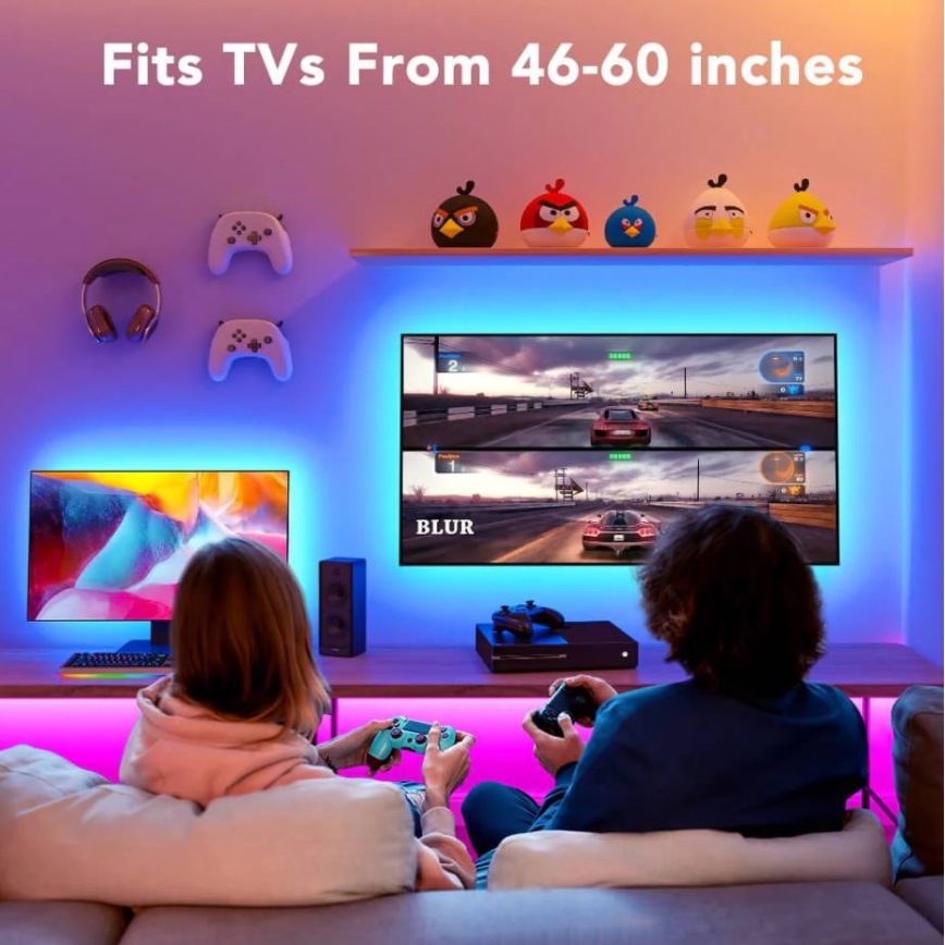 Govee - TV 46-60 SMART RGB LED περιμετρικός φωτισμός + τηλεχειριστήριο